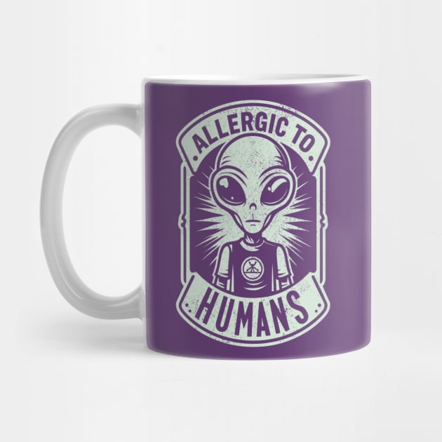 Allergic to Humans Introverted Alien by Anticorporati